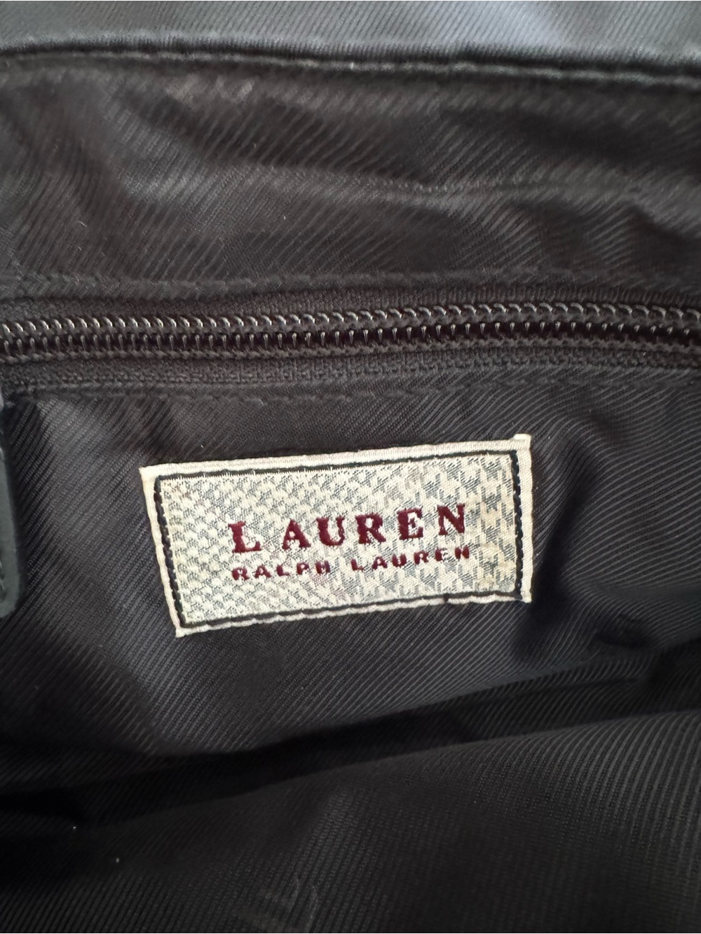 LAUREN Ralph Lauren Black Nylon Shoulder/ Hand Bag - Picture 6 of 10